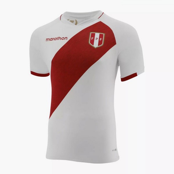 Tailandia Camiseta Perú Primera Equipación 2021 Blanco